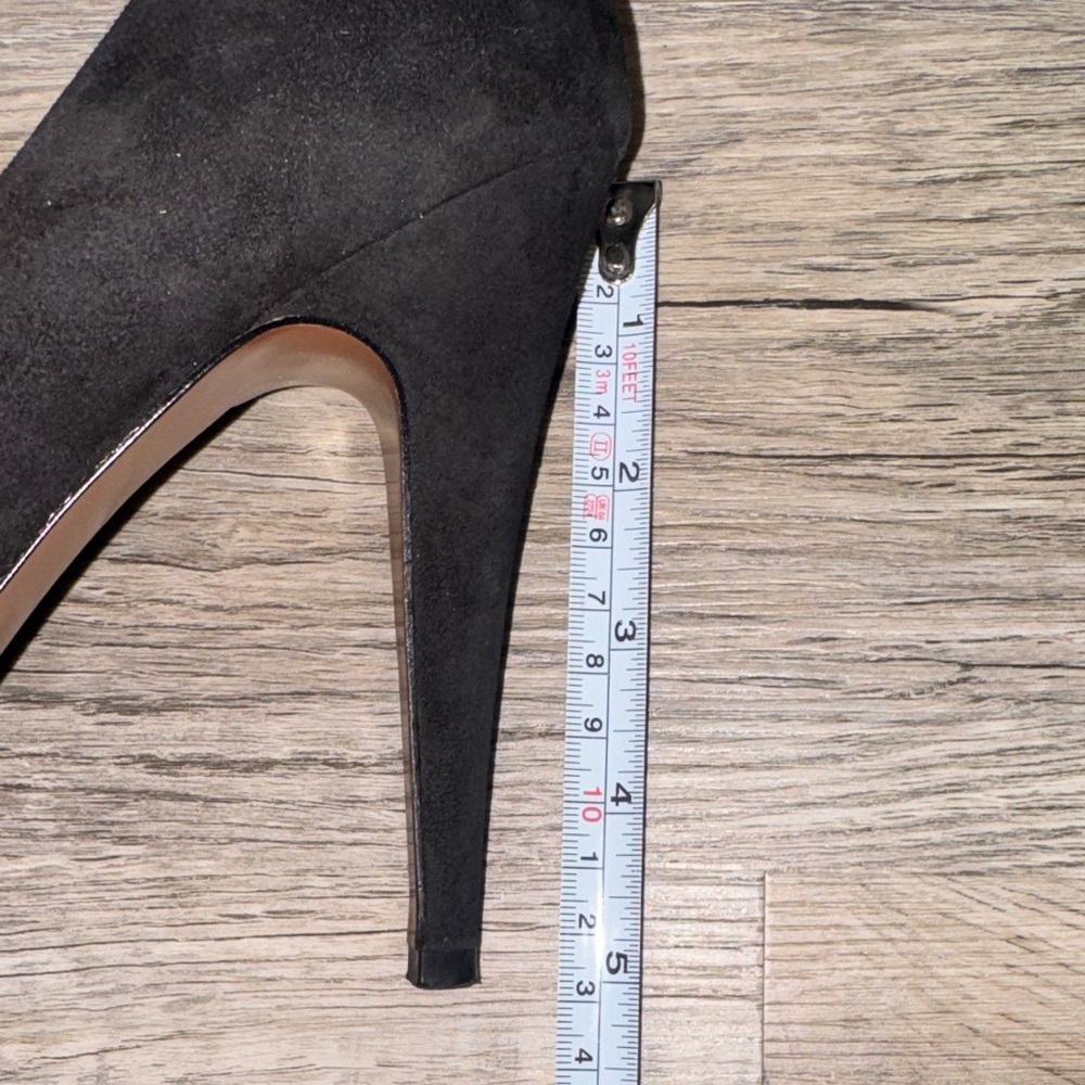 BCBGeneration Black Heels with Embellished Accents - Picture 5 of 8